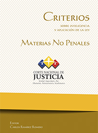 Criterios no penales