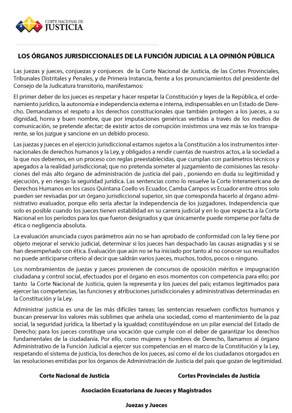 Comunicado